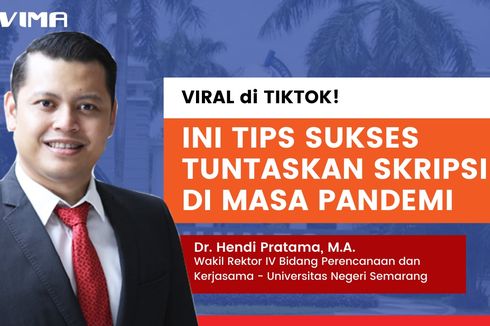 Viral di TikTok, Ini Tips Mengerjakan Skripsi ala Wakil Rektor Unnes