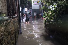 Diguyur Hujan, Jalan Flamboyan Tangsel Terendam Banjir