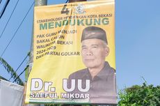 Masuk Penjaringan Cawalkot Golkar, Poster Eks Kadisdik Kota Bekasi Muncul di Jalanan