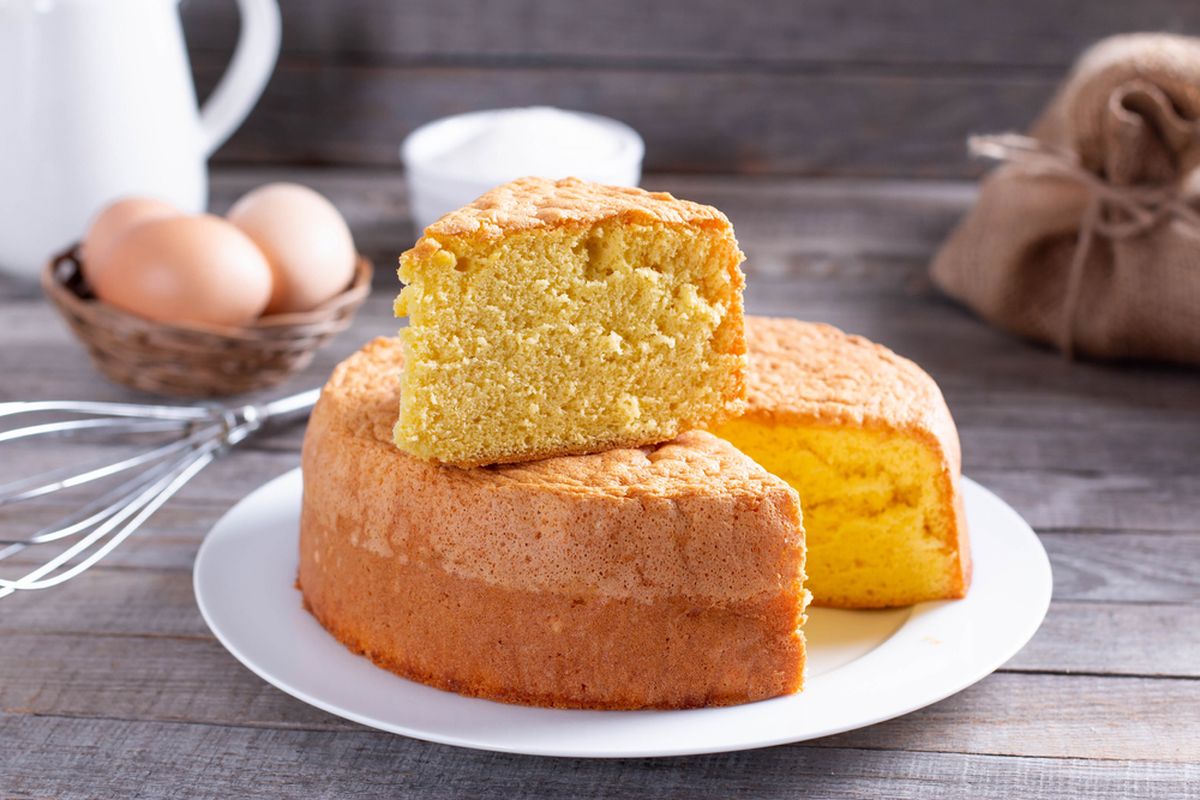 Ilustrasi sponge cake.