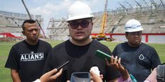 Gandeng Elemen Suporter dan Manajemen, Bupati Kediri Tinjau Pembangunan Stadion Gelora Daha Jayati