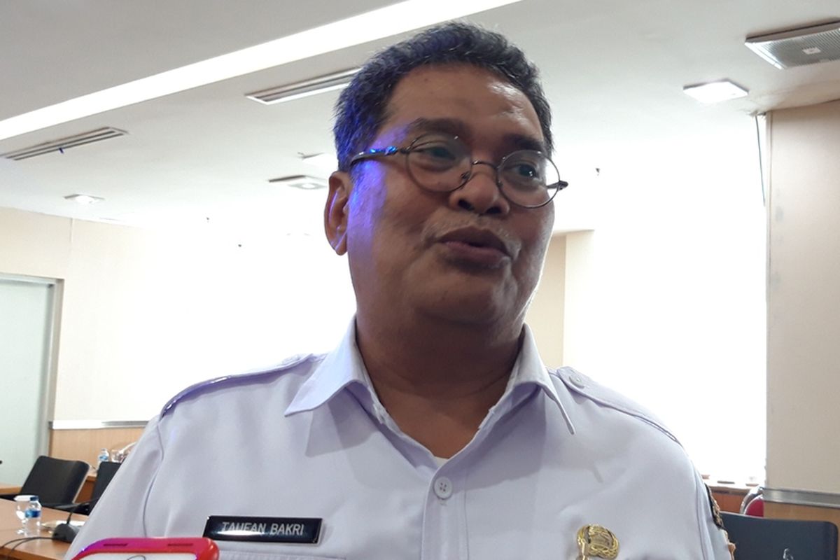 Kepala Kesbangpol DKI Jakarta Taufan Bakri di Gedung DPRD DKI, Jalan Kebon Sirih, Jakarta Pusat, Rabu (21/8/2019)