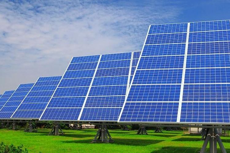 An image of solar panels. 