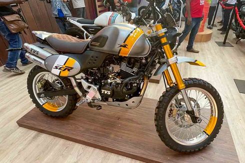 Paten TVS Ronin Versi Scrambler Bocor, Jadi Motor Petualang