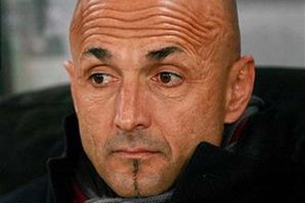 Pelatih AS Roma, Luciano Spalletti.