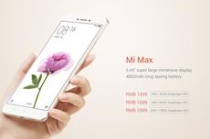 Xiaomi Resmi Rilis Mi Max, Punya Layar Berukuran Jumbo