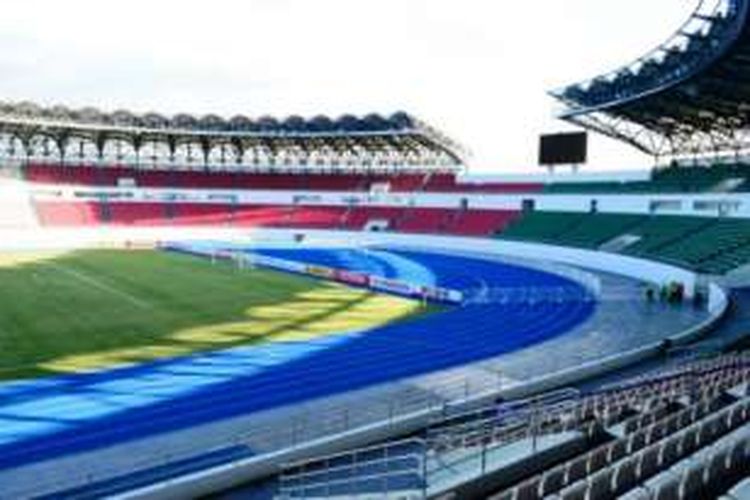 Philippine Sports Stadium yang menjadi veneu pertandingan penyisihan Grup A Piala AFF 2016. 