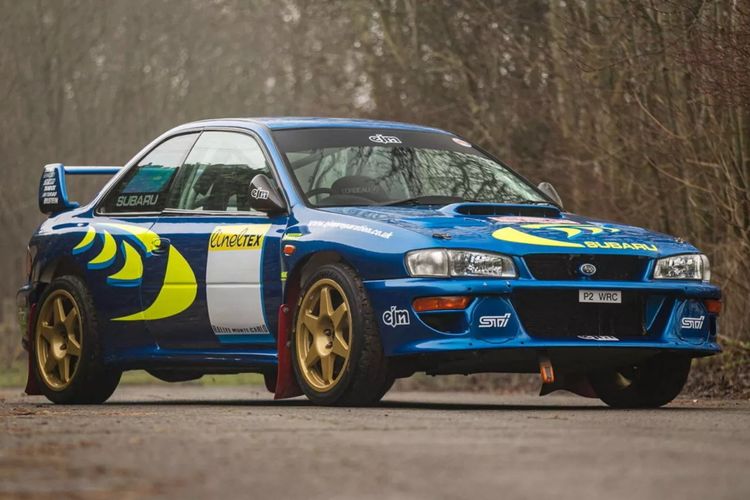 Mobil balap Subaru Impreza S5 WRC ?P2 WRC? yang dikendarai mendiang Colin McRae dan co-driver Nicky Grist di WRC Reli Monte Carlo 1997, dijual oleh balai lelang Silverstone Auctions. 