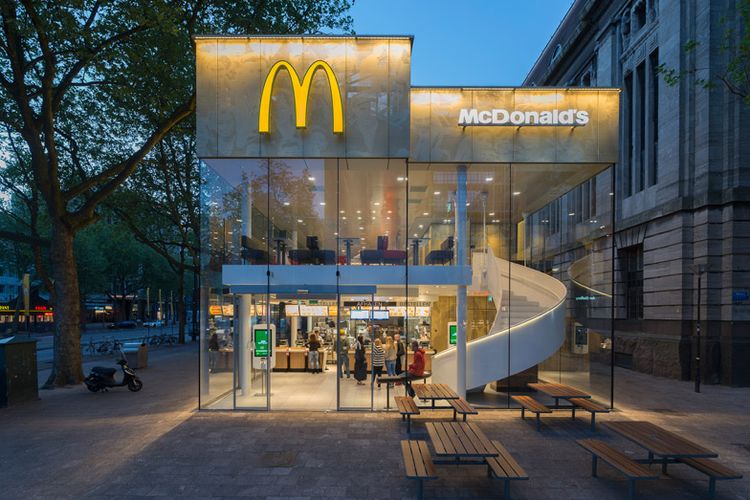 Gerai McDonalds Rotterdam