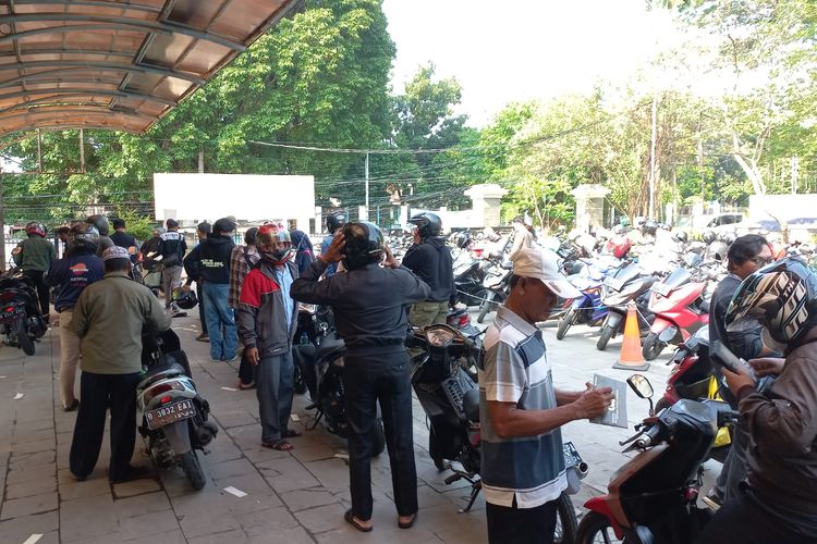 Kondisi Samsat Kota Depok I setelah diberlakukannya program pemutihan pajak kendaraan