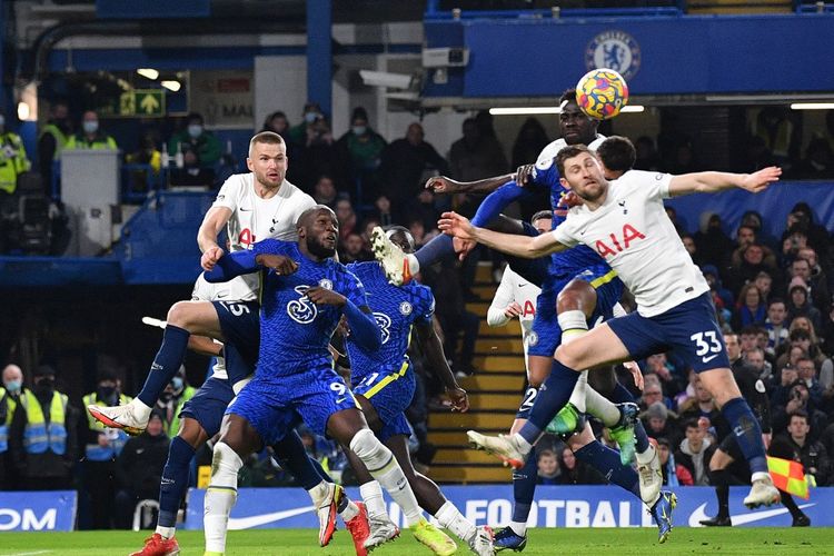 Duel Chelsea vs Tottenham di Stadion Stamford Bridge, London, pada 23 Januari 2022. Chelsea dan Tottenham akan kembali bertemu pada pekan kedua Liga Inggris 2022-2023, Minggu (14/8/2022).