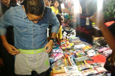 Kunjungi Pasar Malam di Penjaringan, Sandiaga Mampir Beli Celana Dalam