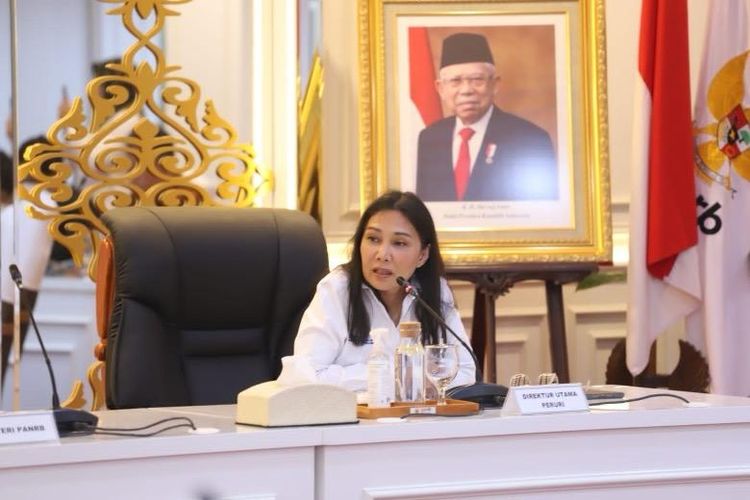 Direktur Utama Peruri Dwina Septiani Wijaya. 