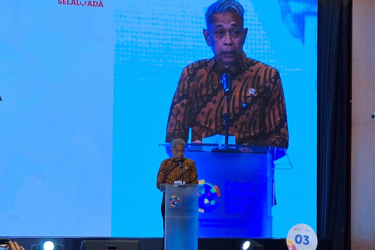 Wakil Menteri Sosial RI Agus Jabo Priyono hadir dalam forum Future Initiative Forum 2025 yang digelar di Hotel Borobudur, Jakarta Pusat, Rabu (5/11/2025). 