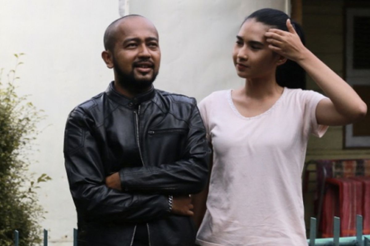 Soraya Rasyid melakoni shooting Preman Pensiun.