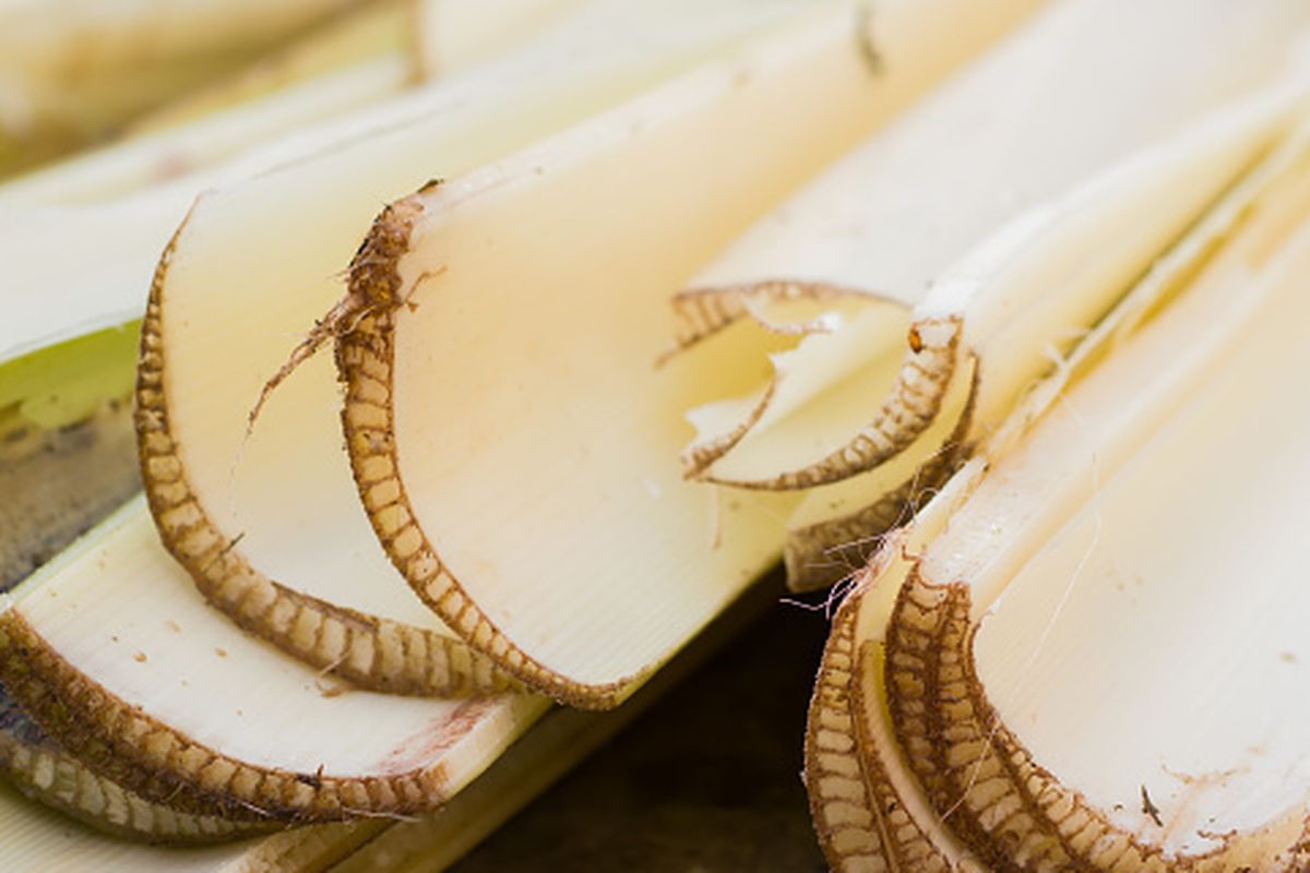 thor or white banana stem is eaten as vegetable in south east asian countries