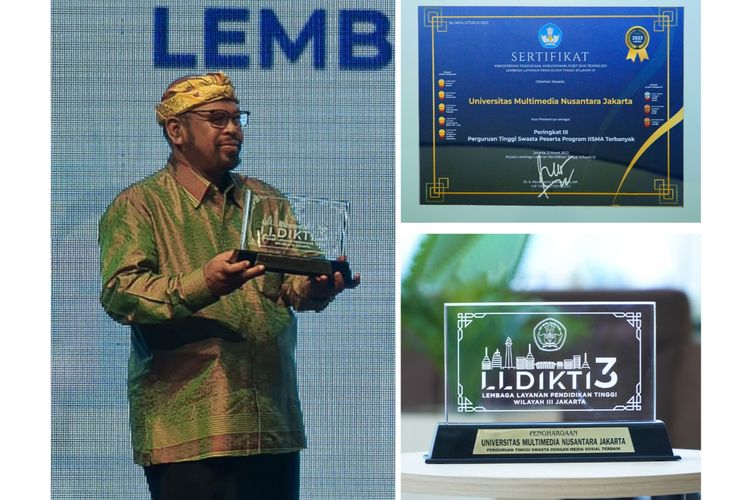 UMN terima 5 penghargaan dari LLDikti Wilayah III