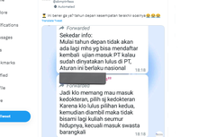 Beredar Informasi Tahun Depan Tak Ada Mahasiswa Bisa Daftar Perguruan Tinggi Lagi Setelah Diterima, SNPMB Buka Suara