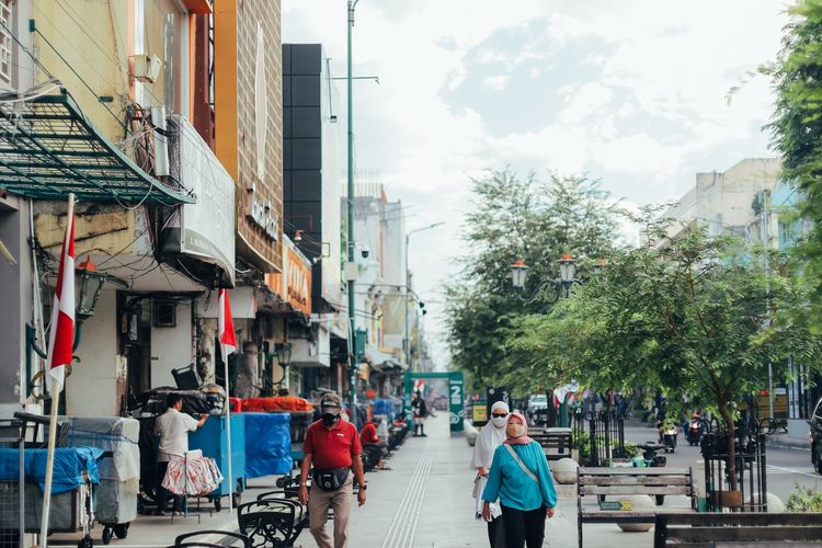 Ilustrasi Malioboro di Yogyakarta.