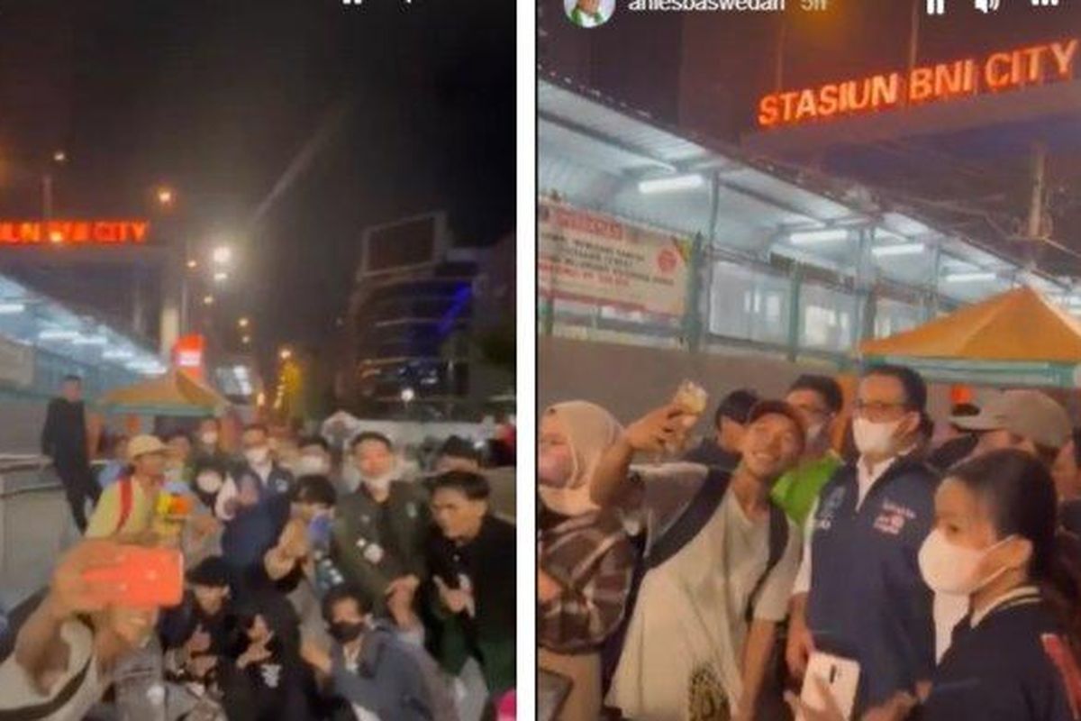 Gubernur DKI Jakarta Anies Baswedan diketahui menikmati malam mingguan di kawasan Dukuh Atas yang kini viral dengan sebutan Sudirman, Citayam, Bojong Gede dan Depok (SCBD), Sabtu (16/7/2022). 