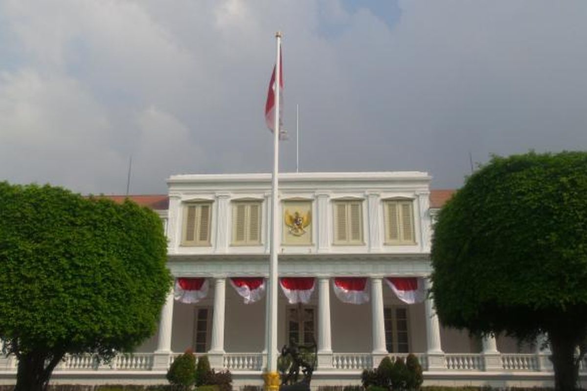 Suasana Istana Negara jelang Hari Kemerdekaan ke 71 Republik Indonesia.