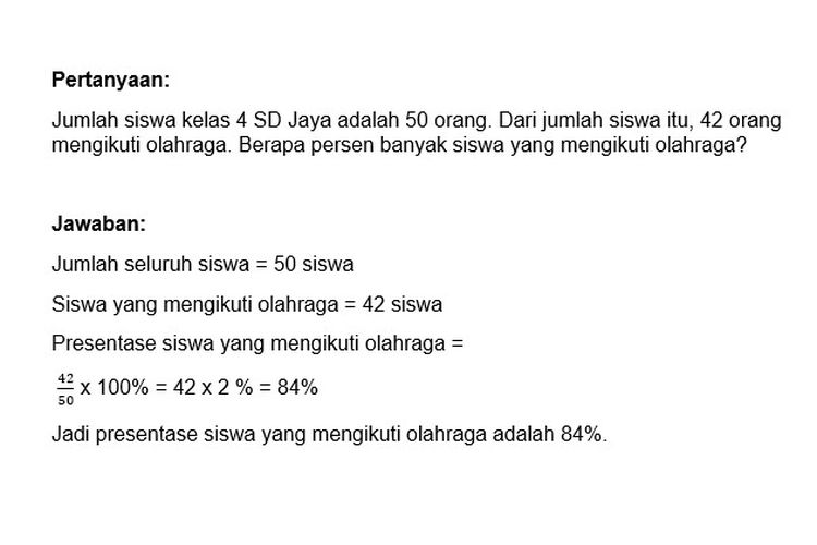 Berapa Persen Banyak Siswa Yang Mengikuti Olahraga Jawaban Tvri Sd