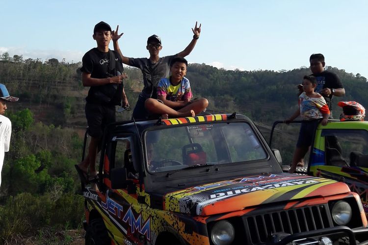 Jeep wisata di Mangunan