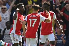 HT Arsenal Vs Leeds: Diwarnai Kartu Merah, Nketiah Bawa The Gunners Unggul