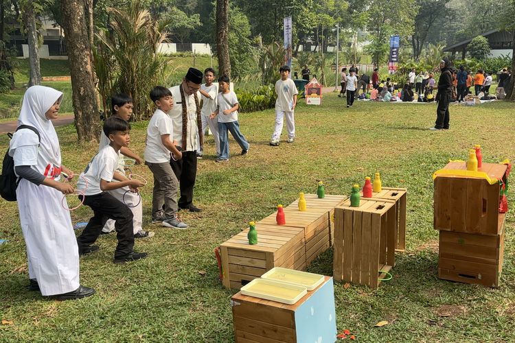 Komdigi Ajak Anak Lepas Sejenak dari Gawai Lewat Permainan di Taman Bendera Pusaka