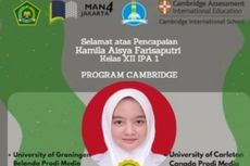 Kisah Kamila, Siswi Madrasah Diterima di 6 Universitas Luar Negeri