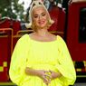 Foto Hamil Nyentrik ala Katy Perry, Serba Jingga seperti Buah Jeruk