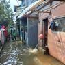 Banjir akibat Luapan Kali Licin Mampang Depok Berangsur Surut