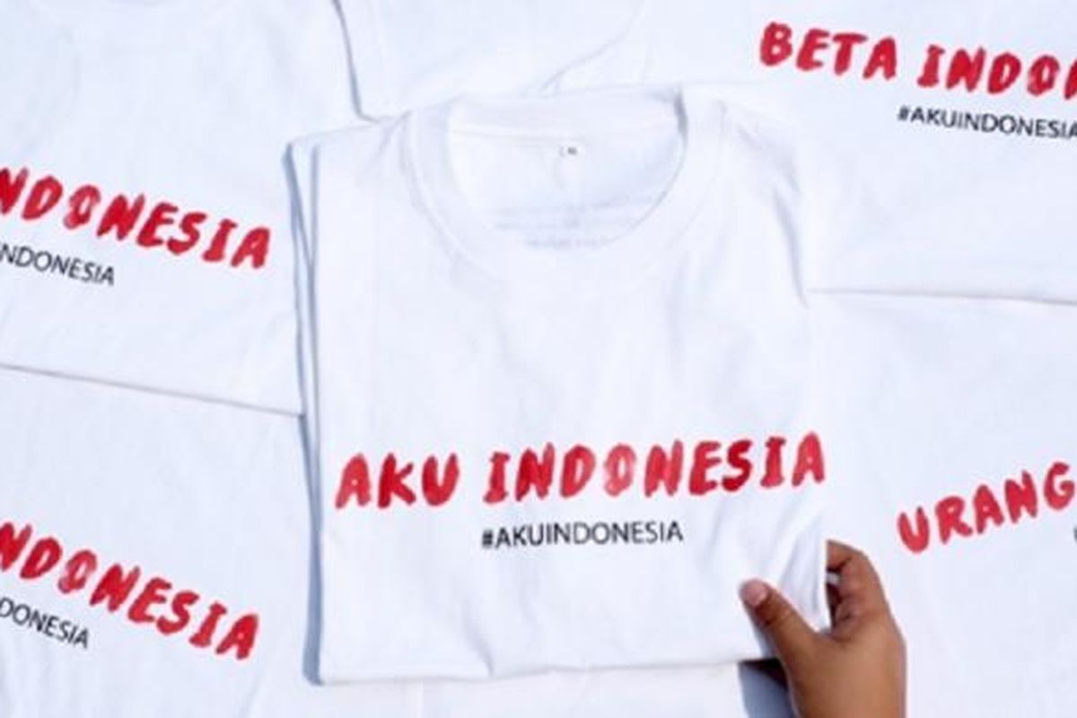 Desain kaos AkuIndonesia.