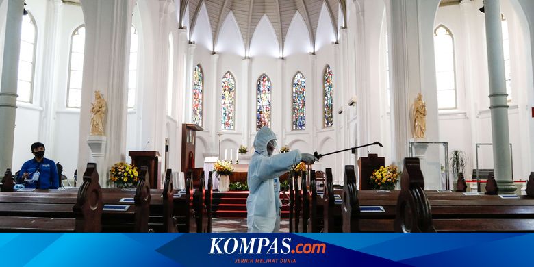 Gereja Katedral Jakarta Kembali Gelar Misa Langsung