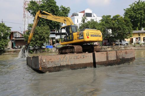 Normalisasi Sungai Kalimas agar Banjir Surabaya Tak Berulang