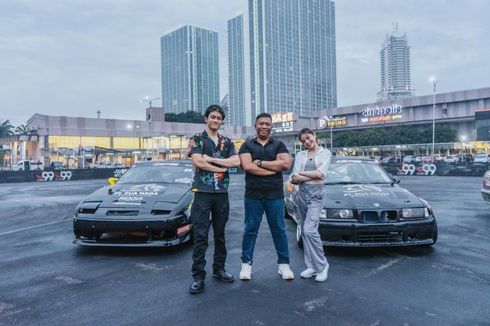 Latihan Tim Deddy Corbuzier Jelang Edutown Drift Prix 