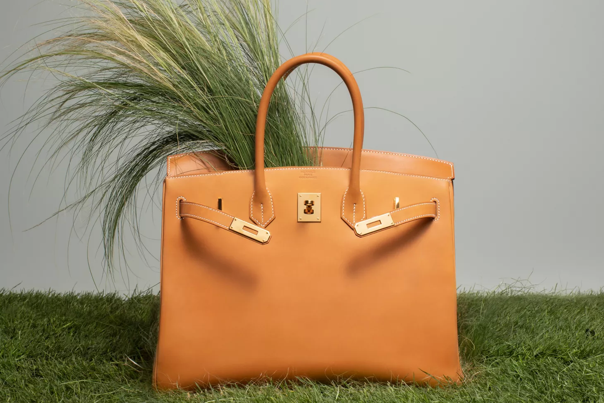  Salah satu tas varian Birkin dari rumah mode Hermes