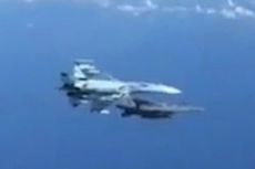 Jet Tempur Rusia Su-27 Tempel Jet Tempur NATO dalam Manuver Berbahaya