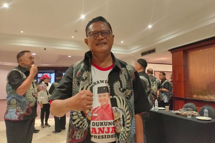 Mantan Kapolri Jenderal (Purn) Da'i Bachtiar ditemui di Hotel Mercure Convention Centre, Ancol, Jakarta, Minggu (30/7/2023) usai mengaku mendukung Ganjar Pranowo sebagai bakal calon presiden (bacapres) 2024.