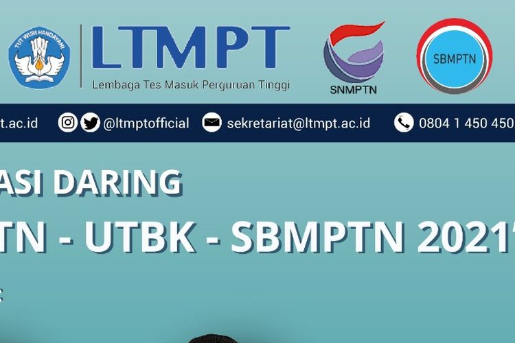 Sosialisasi Daring SNMPTN, UTBK, dan SBMPTN 2021