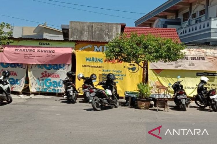 Kondisi warung di Pamekasan pada tahun 2021. 