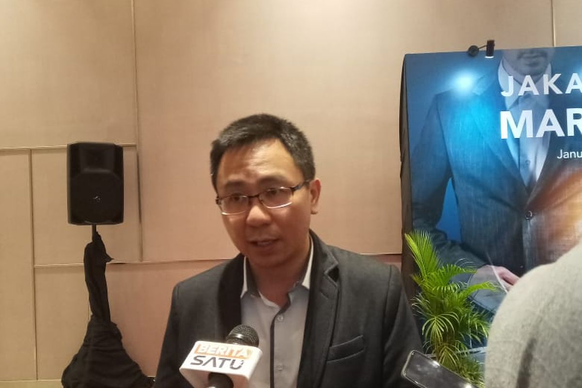 Direktur Eksekutif Indonesia Property Watch, Ali Tranghanda dalam acara Jakarta Eastern Corridor Market Highlight di Jakarta, Senin (13/1/2020).