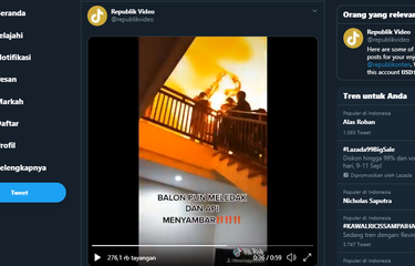 Viral, Video Ledakan Balon Helium Saat Kasih Kejutan Ultah, Ini ...