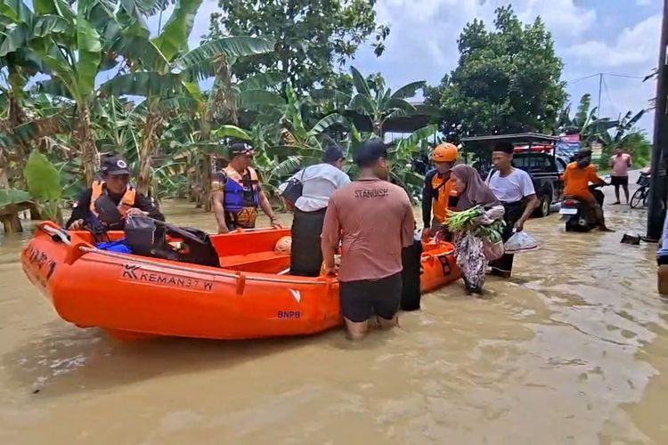 Tanggul Sungai Tuntang Demak Jebol di 3 Titik, Banjir Rendam 6 Desa di 4 Kecamatan