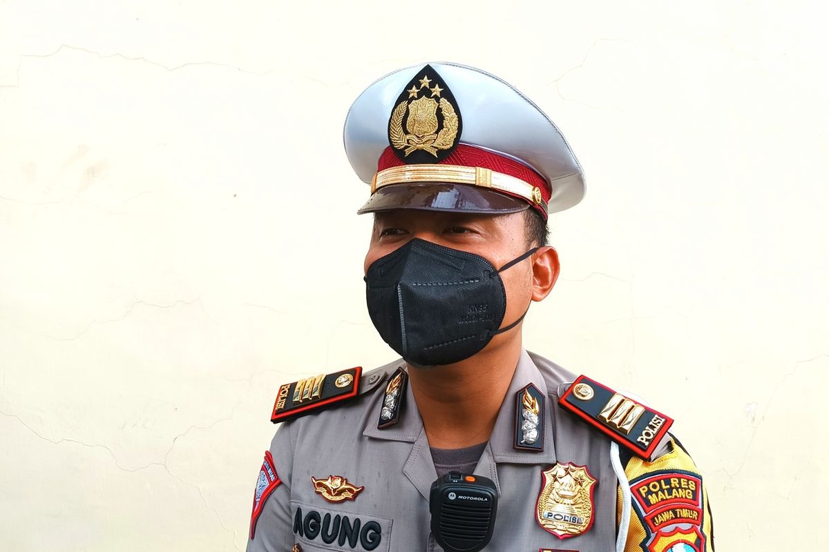 Kasatlantas Polres Malang, AKP Agung Fitransyah.