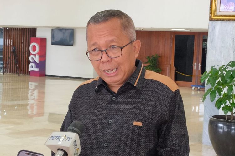 Wakil Ketua Umum Partai Persatuan Pembangunan (PPP) Arsul Sani ditemui di Kompleks Parlemen Senayan, Jakarta, Kamis (12/1/2023).