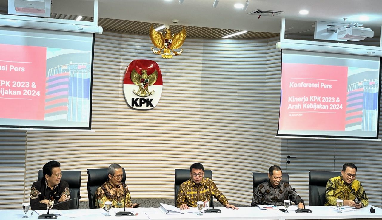 KPK: Selama 2023, 2 Menteri-Wakil Menteri, 1 Gubernur, 5 Bupati-Wali Kota Ditetapkan Jadi Tersangka