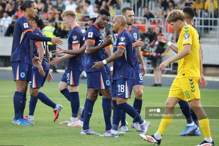 Hasil Lituania Vs Belanda 2-3: Brace Memphis Depay Bawa De Oranje Menang