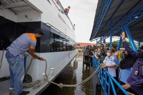 2 Tahun Tutup Imbas Pandemi, Kapal Penyeberangan Dumai-Melaka Kembali Berlayar