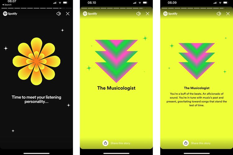Ilustrasi cara membuat Listening Personality di Spotify Wrapped 2022 untuk cek kepribadian berdasar selera musik.